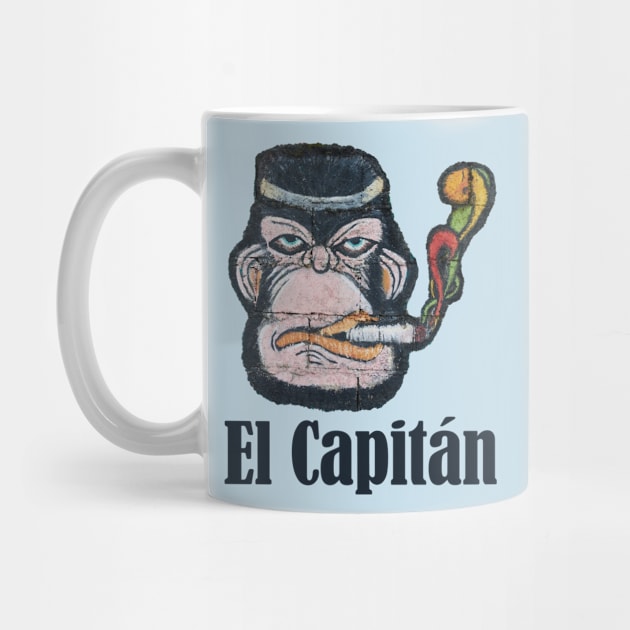 El Capitan Cool Monkey Leader Job Self-employed Startup Gift by peter2art